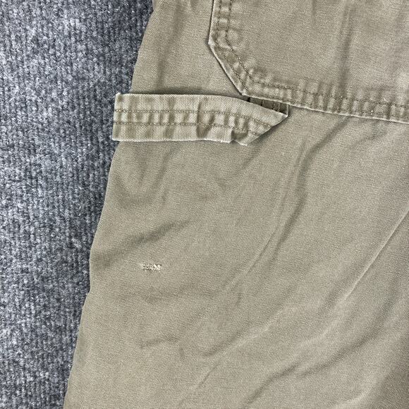 Wrangler Carpenter Shorts Mens Size 40 Khaki Utility Workwear Pockets Durable - Picture 8 of 9